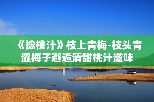 《捻桃汁》枝上青梅-枝头青涩梅子邂逅清甜桃汁滋味