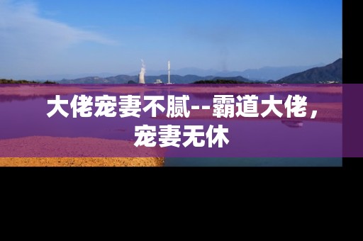 大佬宠妻不腻--霸道大佬，宠妻无休
