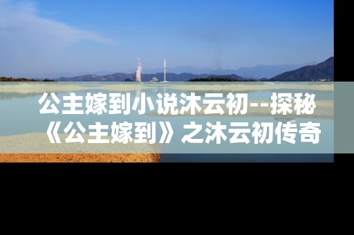 公主嫁到小说沐云初--探秘《公主嫁到》之沐云初传奇