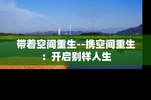 带着空间重生--携空间重生：开启别样人生