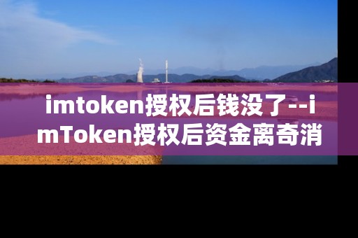 imtoken授权后钱没了--imToken授权后资金离奇消失的背后