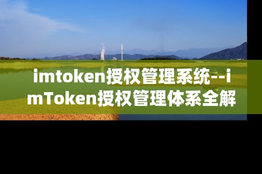 imtoken授权管理系统--imToken授权管理体系全解析