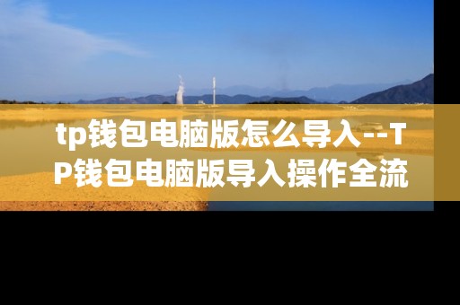 tp钱包电脑版怎么导入--TP钱包电脑版导入操作全流程解析