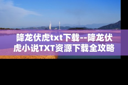 降龙伏虎txt下载--降龙伏虎小说TXT资源下载全攻略