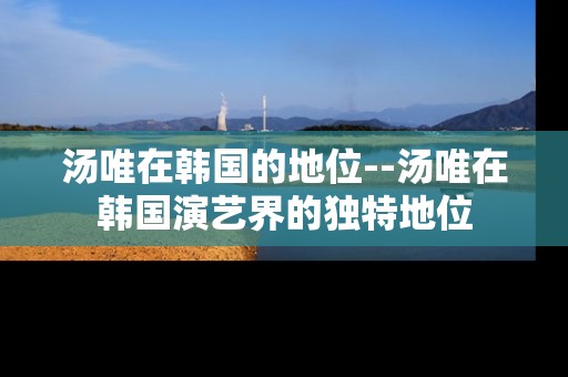 汤唯在韩国的地位--汤唯在韩国演艺界的独特地位