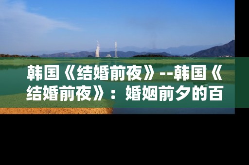 韩国《结婚前夜》--韩国《结婚前夜》：婚姻前夕的百态人生