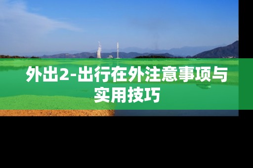 外出2-出行在外注意事项与实用技巧