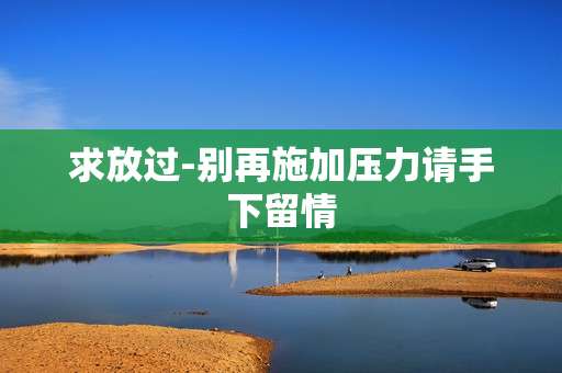 求放过-别再施加压力请手下留情 求放过-别再施加压力请手下留情