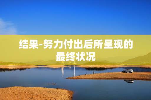 结果-努力付出后所呈现的最终状况