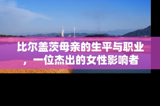 比尔盖茨母亲的生平与职业，一位杰出的女性影响者