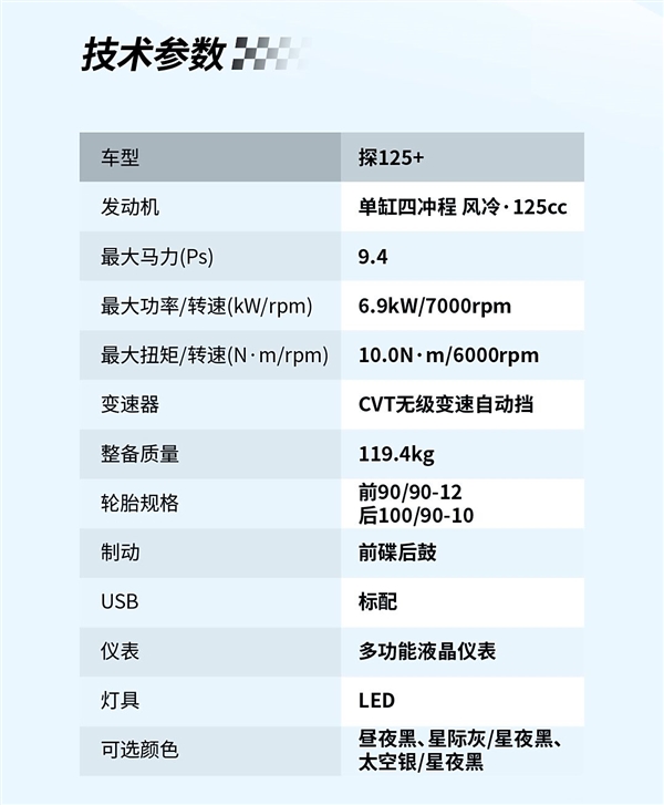 7480元起 钱江三款踏板摩托车上市：小排量超省油