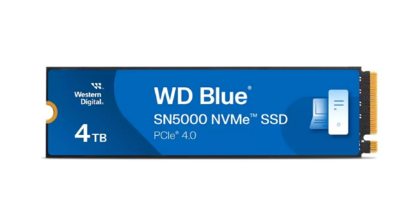 西部数据WD Blue SN5000 SSD上线：最高8TB容量、TLC/QLC闪存混用
