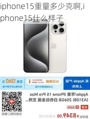 iphone15重量多少克啊,iphone15什么样子