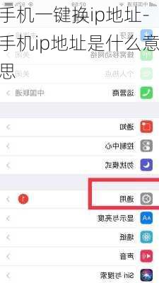 手机一键换ip地址-手机ip地址是什么意思