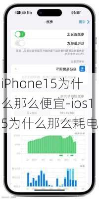 iPhone15为什么那么便宜-ios15为什么那么耗电