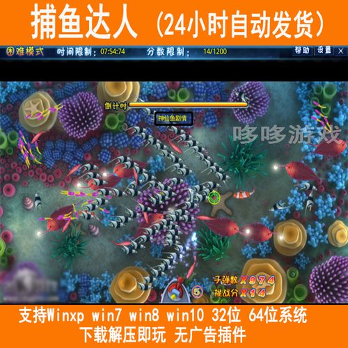 捕鱼达人电脑单机版，畅游海洋世界的乐趣，捕鱼达人单机版，畅游海洋世界乐趣