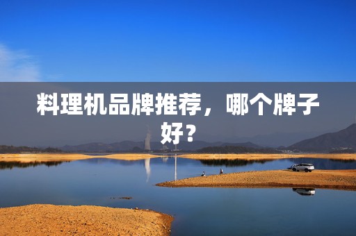 料理机品牌推荐，哪个牌子好？