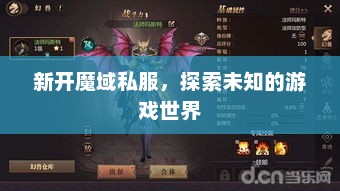 新开魔域私服，探索未知的游戏世界