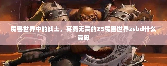 魔兽世界中的战士,英勇无畏的ZS魔兽世界zsbd什么意思 魔兽世界中的战士,英勇无畏的ZS魔兽世界zsbd什么意思