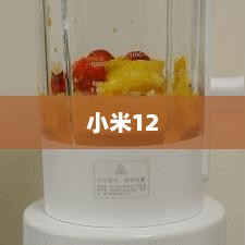 小米12，科技与美学的巅峰融合