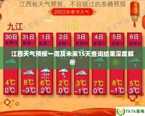 江西天气预报一周及未来15天查询结果深度解析