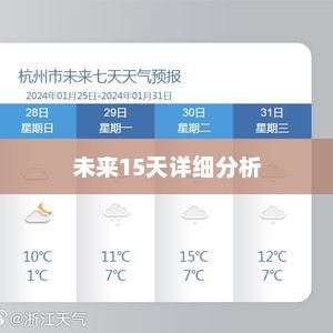 浙江未来15天天气预报及详细分析