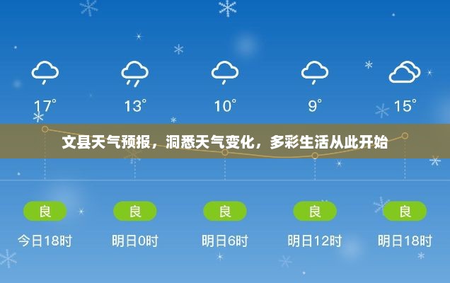 文县天气预报，洞悉天气变化，多彩生活从此开始