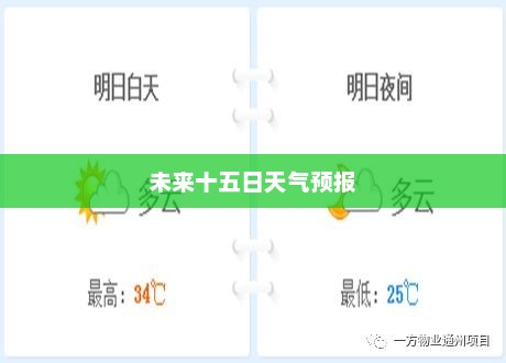未来十五日北京天气预报概览