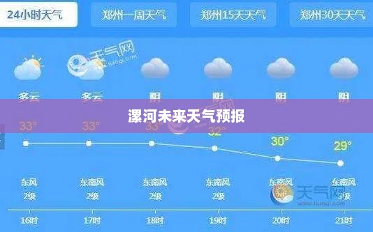 漯河未来15天天气预报，了解天气变化，轻松安排生活出行