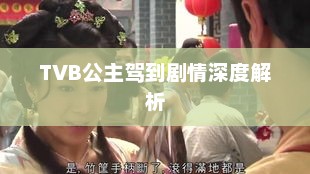 TVB公主驾到剧情深度解析与介绍