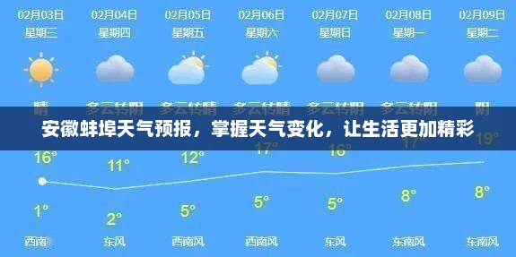安徽蚌埠天气预报，掌握天气变化，让生活更加精彩