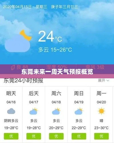 东莞未来一周天气预报概览