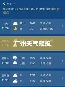 广州未来15天天气预报概览