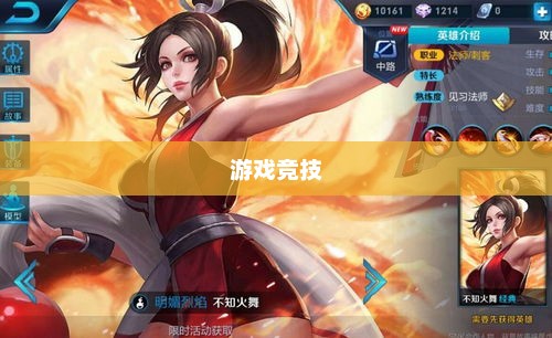 不知火舞，游戏竞技之旅的激情交融
