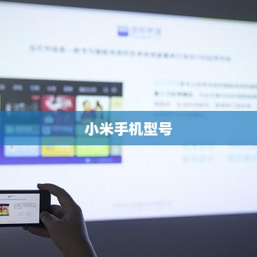 如何看小米手机型号