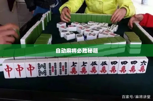 自动麻将必胜秘籍，策略与技巧的结合之道