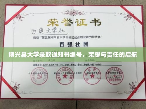 博兴县大学录取通知书编号，荣耀与责任的启航
