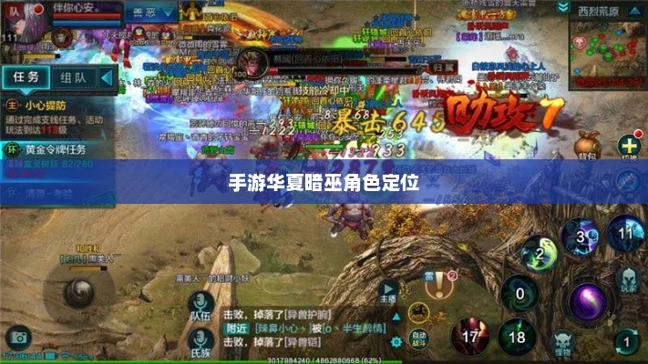 深度解析，手游华夏暗巫的角色定位与实力评估