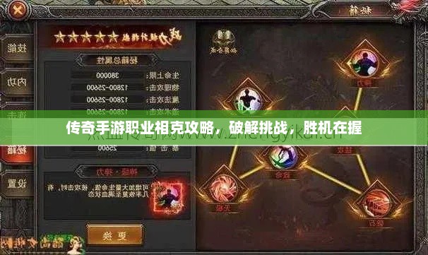 传奇手游职业相克攻略，破解挑战，胜机在握