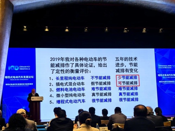 院士揭秘，增程式汽车节能减排效果超越长续航电动车的优势