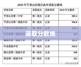 太和中学录取分数线详解