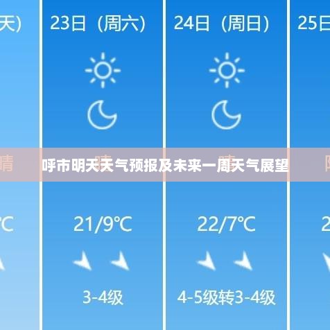 呼市明天天气预报及未来一周天气展望