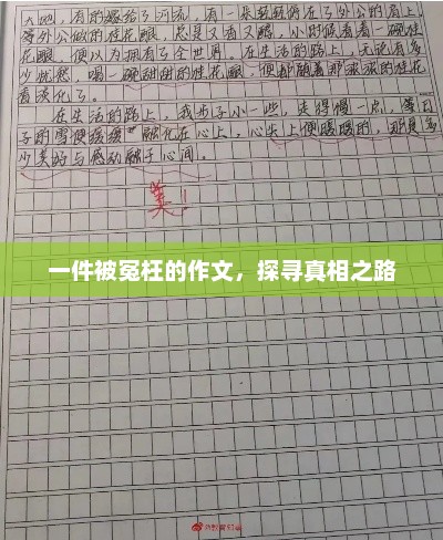 一件被冤枉的作文，探寻真相之路