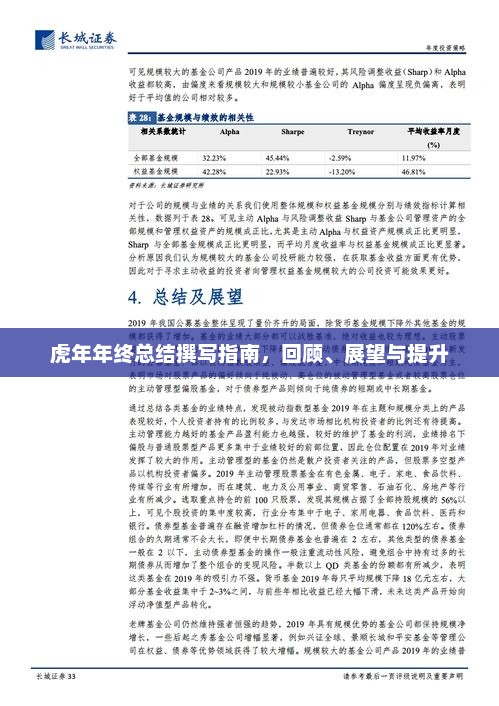 虎年年终总结撰写全攻略，回顾成果、展望未来与自我提升之路