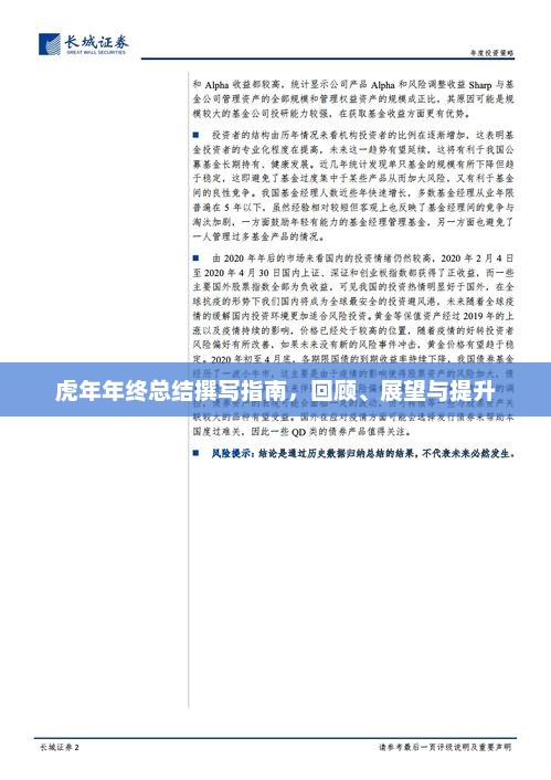 虎年年终总结撰写全攻略，回顾成果、展望未来与自我提升之路