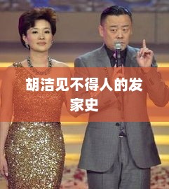 胡洁见不得人的发家史，胡洁的显赫发家史