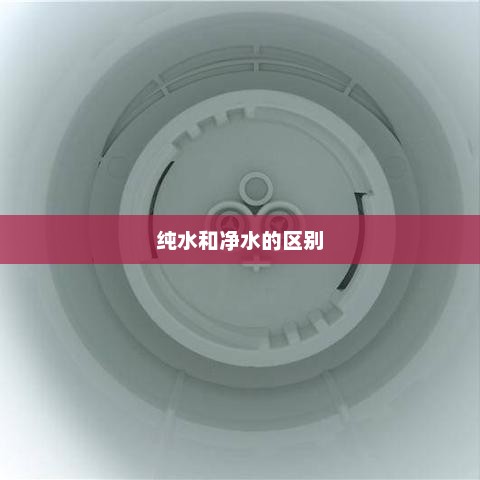 纯水和净水的区别，纯水与净水，两者的差异解析