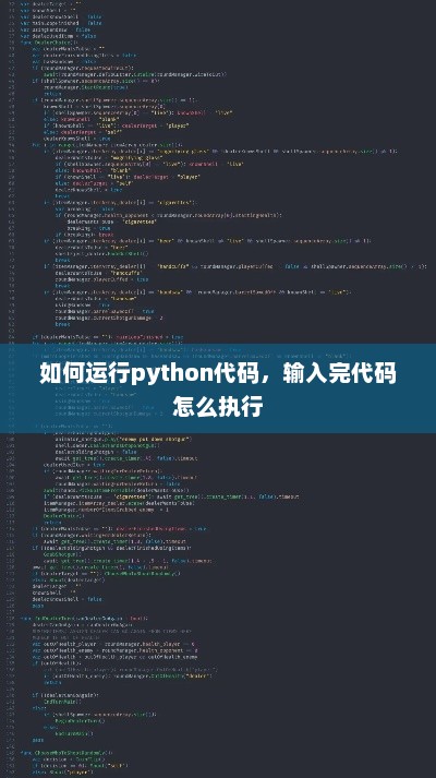 Python代码执行全过程详解，从编写到运行
