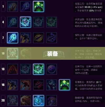 lol手游石像装备，英雄联盟LOL手游装备详细介绍