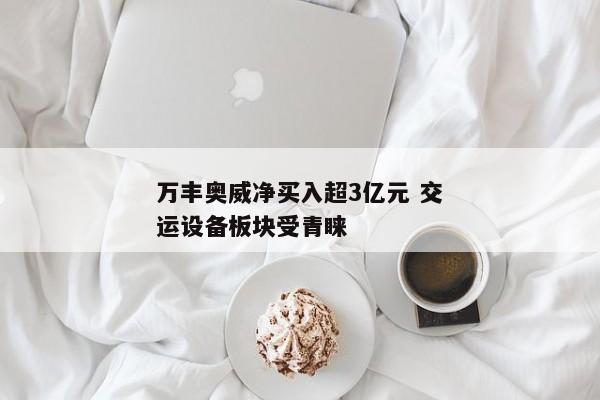 万丰奥威净买入超3亿元 交运设备板块受青睐